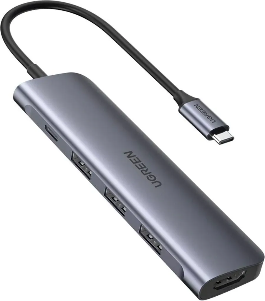 Hub UGREEN USB C HDMI 4K: 5 Porte in 1 per Laptop e iPad Pro