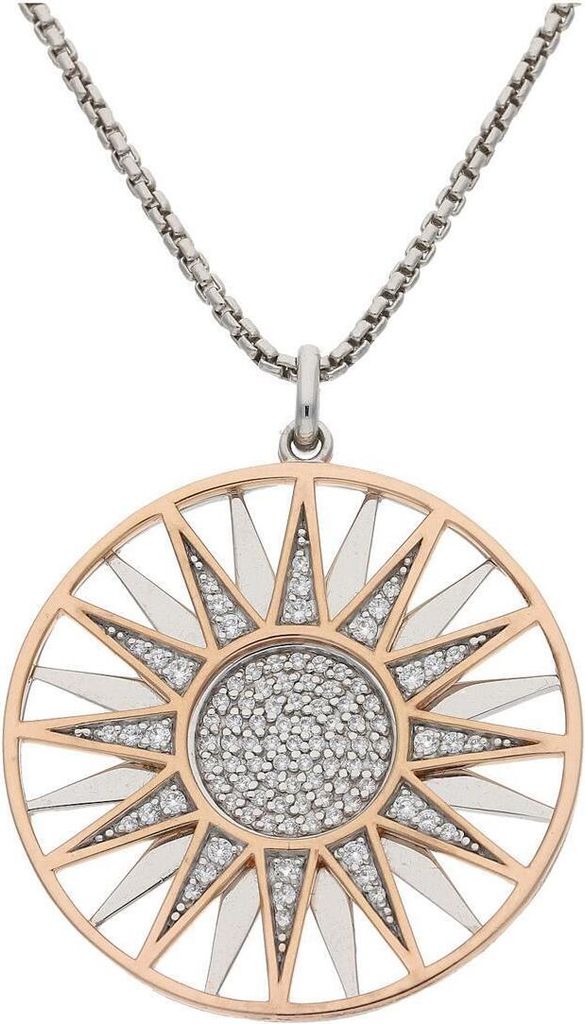 JuwelmaLux Set 925/000 Sterling Silber rosé vergoldet JL39-11-0681