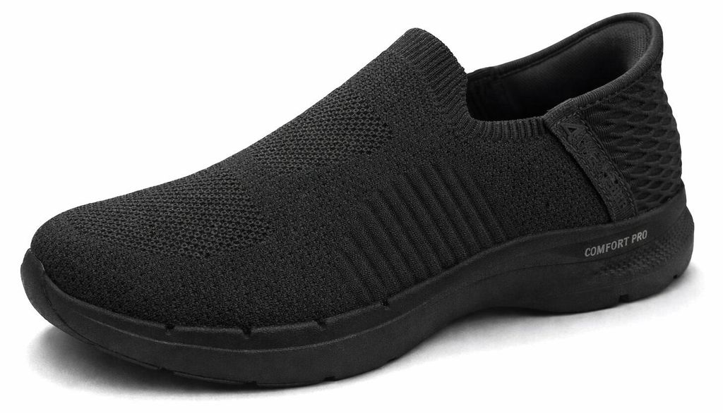 Halbschuhe 40 - Slip-On Schuhe - Freizeitschuhe Schwarz - Produktbild 