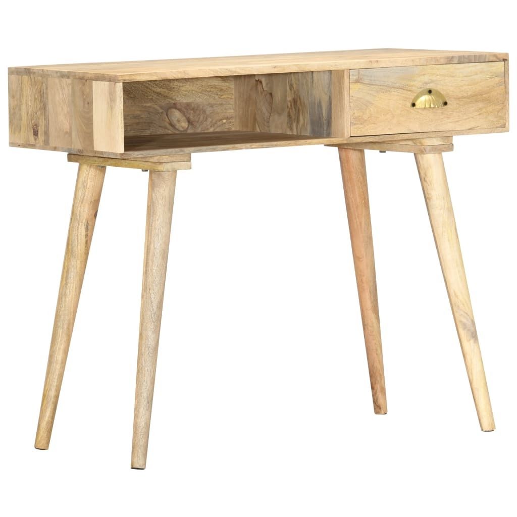 The Living Store Konsolentisch 90x45x75 cm Massivholz Mango