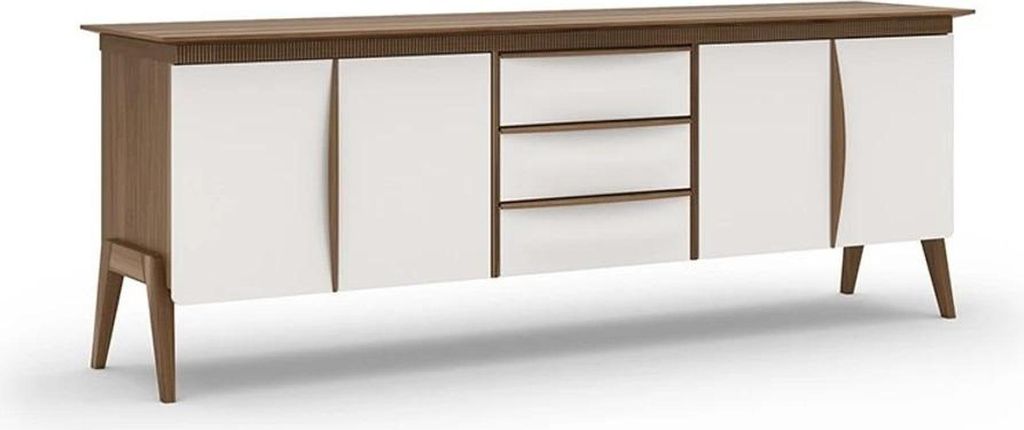 Essgruppe Design Esszimmer Möbel Weiß Luxus Set Esstisch 4x Stühle Sideboard