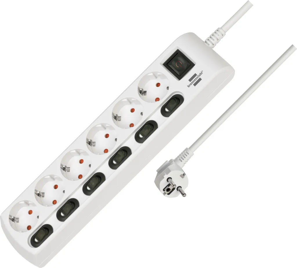 Multiprise 6 Prises avec Interrupteur pour Stopper le Gaspillage 2m - 17