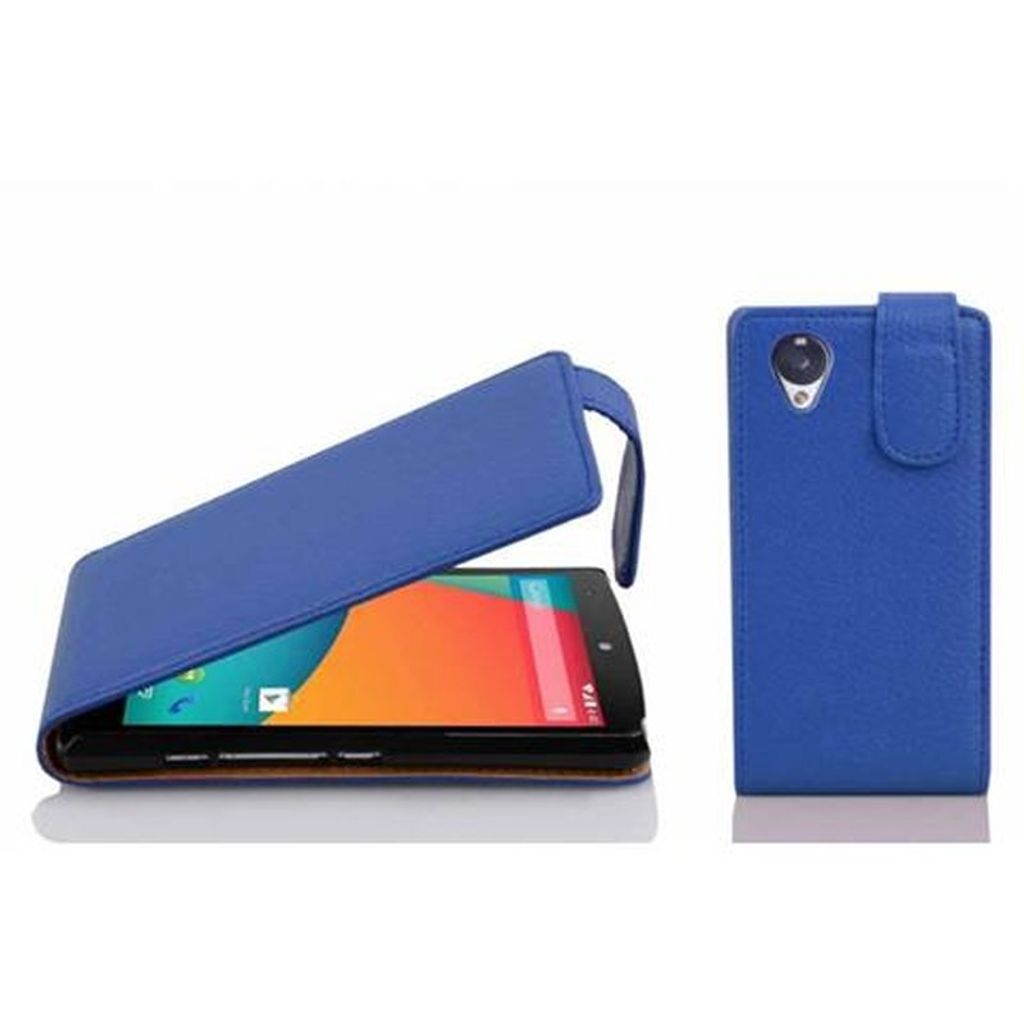 Cadorabo Housse pour LG Google NEXUS 5 Housse en bleu Flip Image du produit 