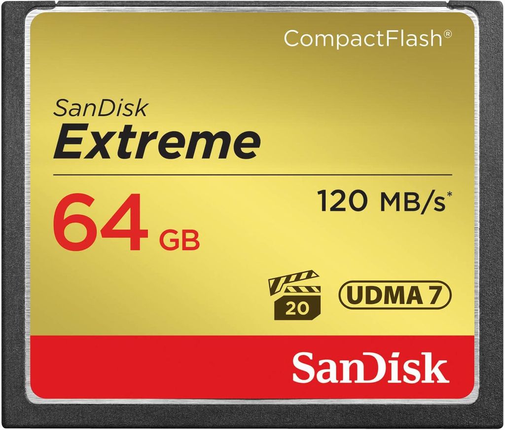 SanDisk Extreme CompactFlash-Speicherkarte - 64 GB