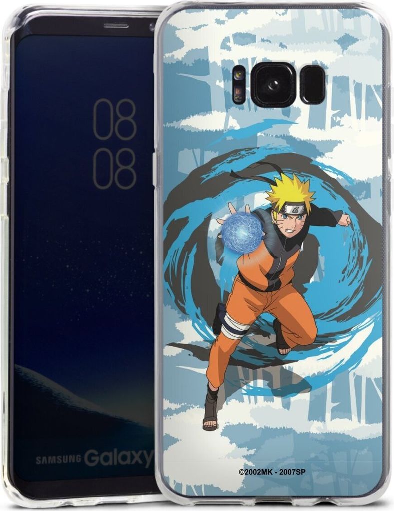 DeinDesign Handyhülle für Samsung Galaxy S8 Plus Silikon Hülle Case Smartphone Schutzhülle Manga Naruto Shippuden Offizielles Lizenzprodukt