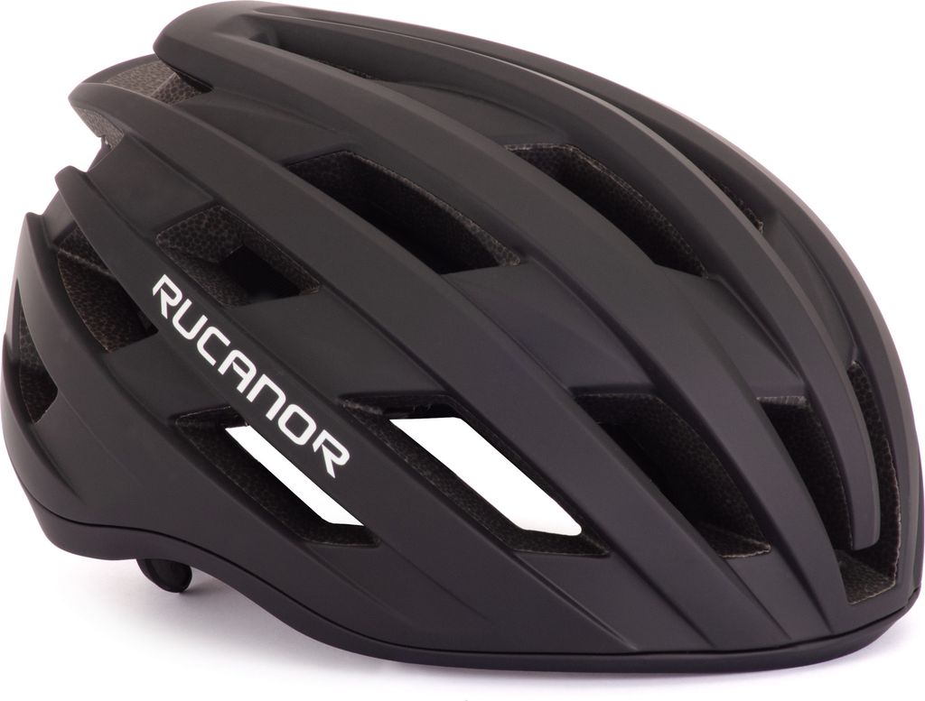 Rucanor Grav Fahrradhelm MTB und E-Bike Verstellbar Schwarz Größe 55-58 cm (M)
