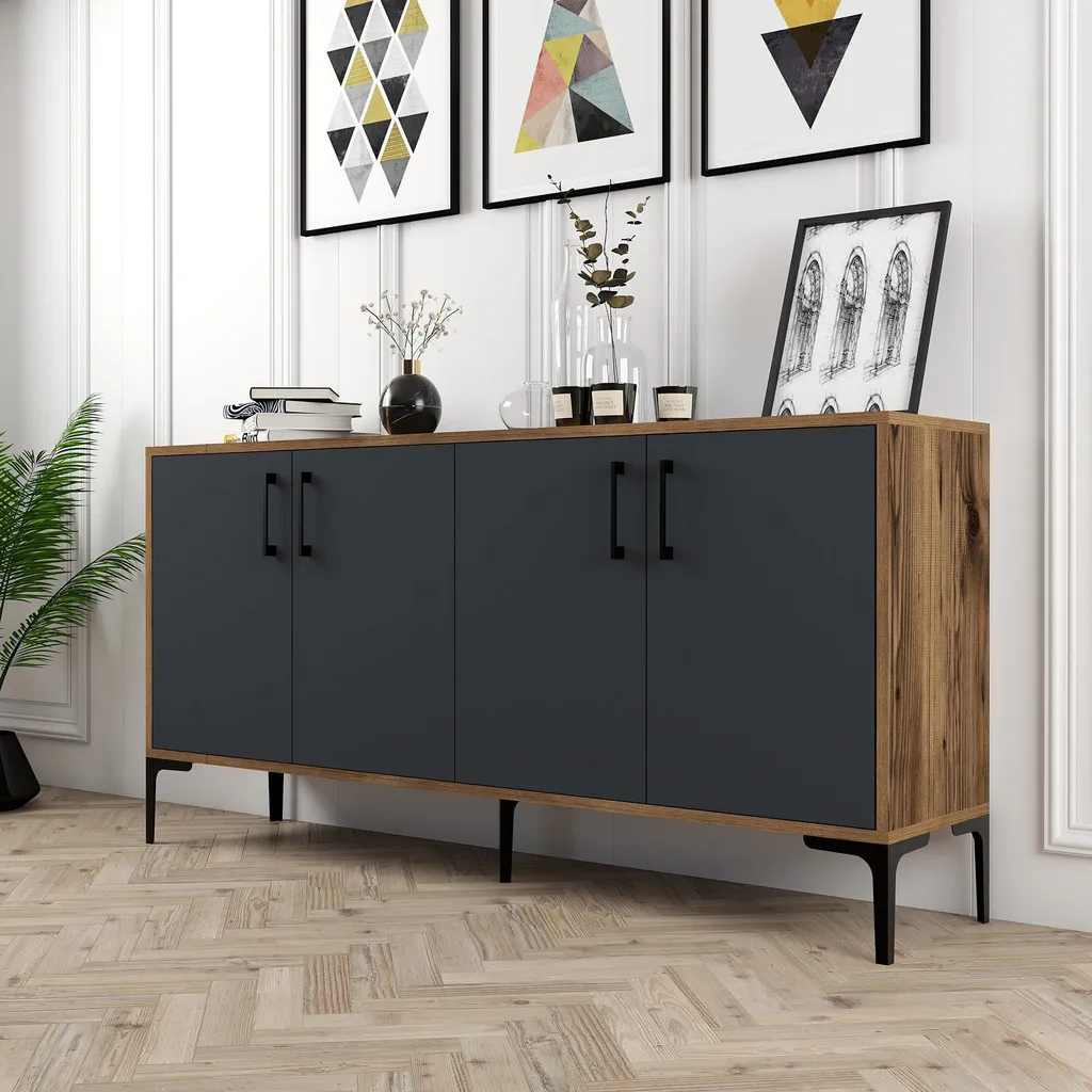 Commode Kiev Skye Decor contre le désordre : rangement 160 cm - 2