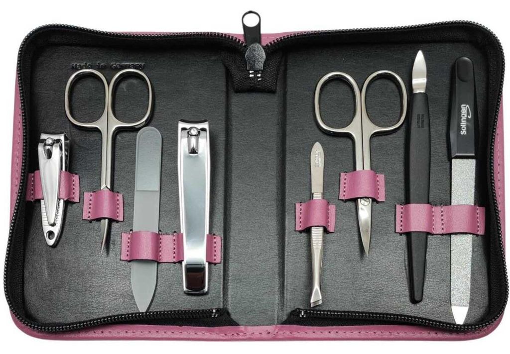 8-teiliges Maniküre-Set Echtleder Etui · Solingen Produktbild 
