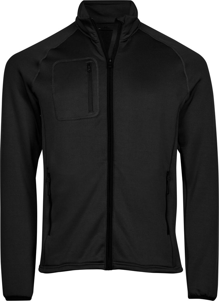 Tee Jays - Fleecejacke für Herren BC5129 (S) (Schwarz)