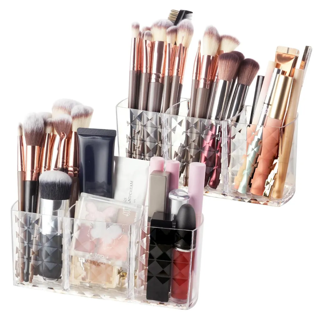 Rangement maquillage pour salle de bain, porte-pinceaux et porte-crayons
