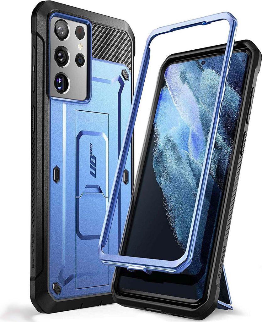 Supcase Unicorn Beetle PRO SUP-Galaxy-S21Ultra-UBPro-Tilt, Cover, Samsung, Galaxy-S21Ultra, 17,3 cm (6.8"), Blau