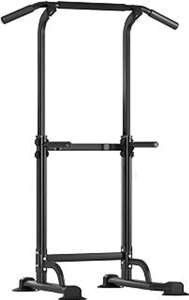 Power Tower, Dip Station,klimmzugstange multifunktionale Kraftstation Kraftturm Trainingsgerät mit Klimmzugstange, höhenverstellbar von169-210cm