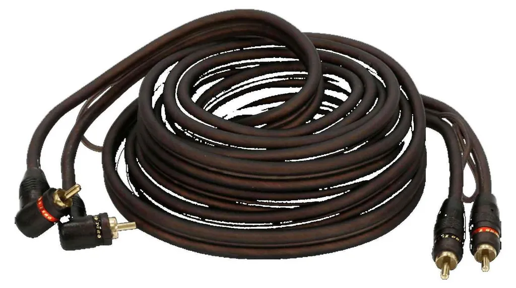 Câble RCA Anti-Parasite Ground Zero GZCC 5.3X 5m pour Son Pur Auto