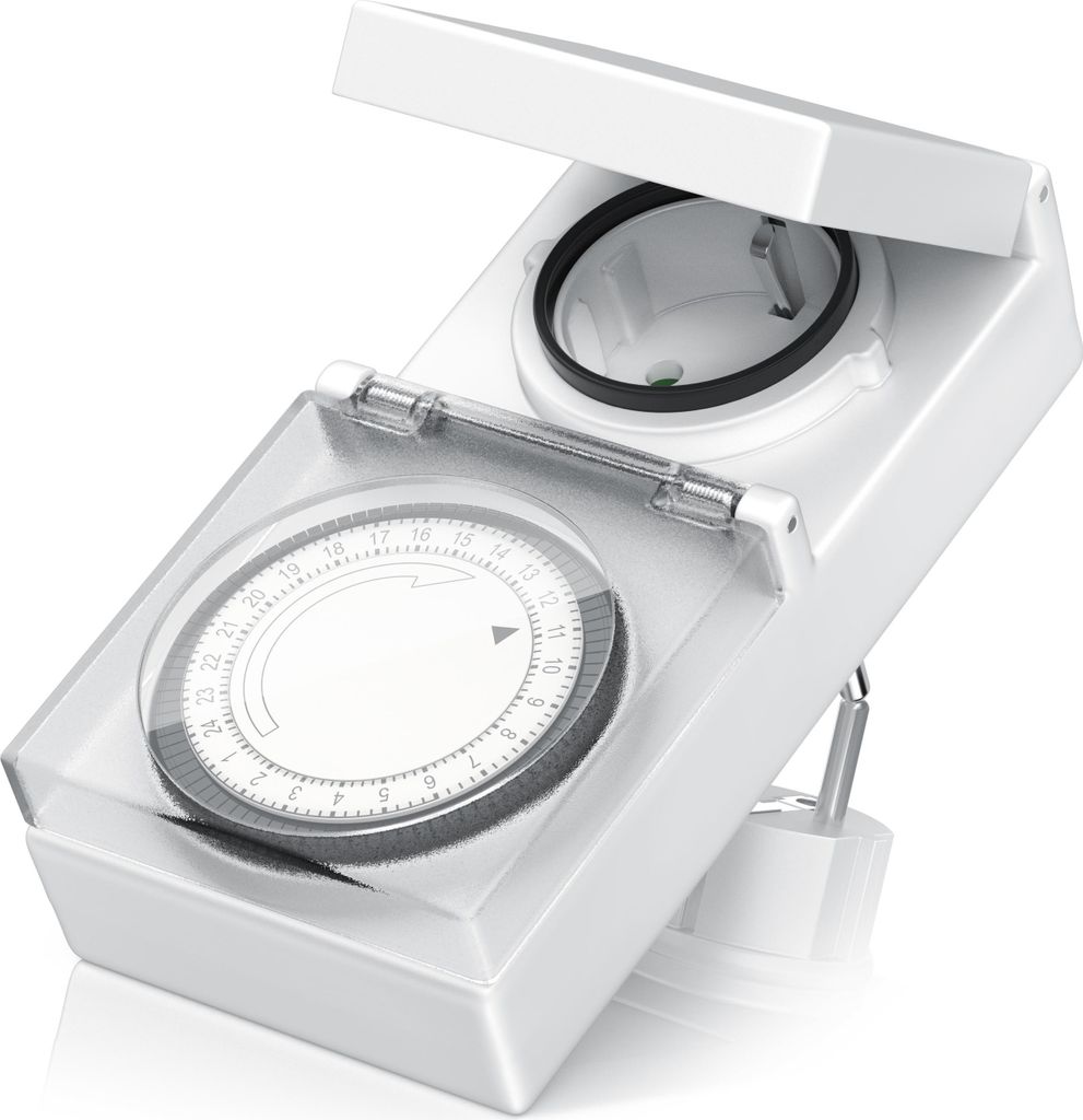 Bearware 24h Zeitschaltuhr Outdoor spritzwassergeschützt / Produktbild 