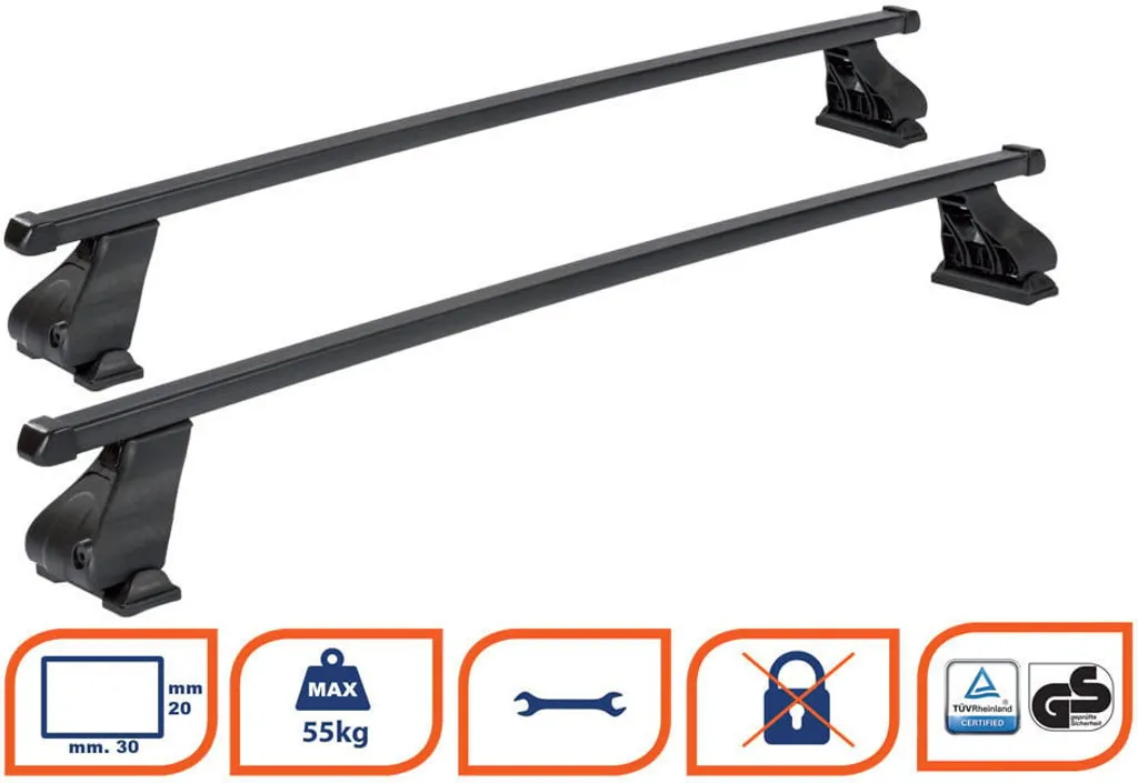 Portapacchi Acciaio K39 Citroen Ds4 2011-2015 - Barre Tetto Professionali - 7