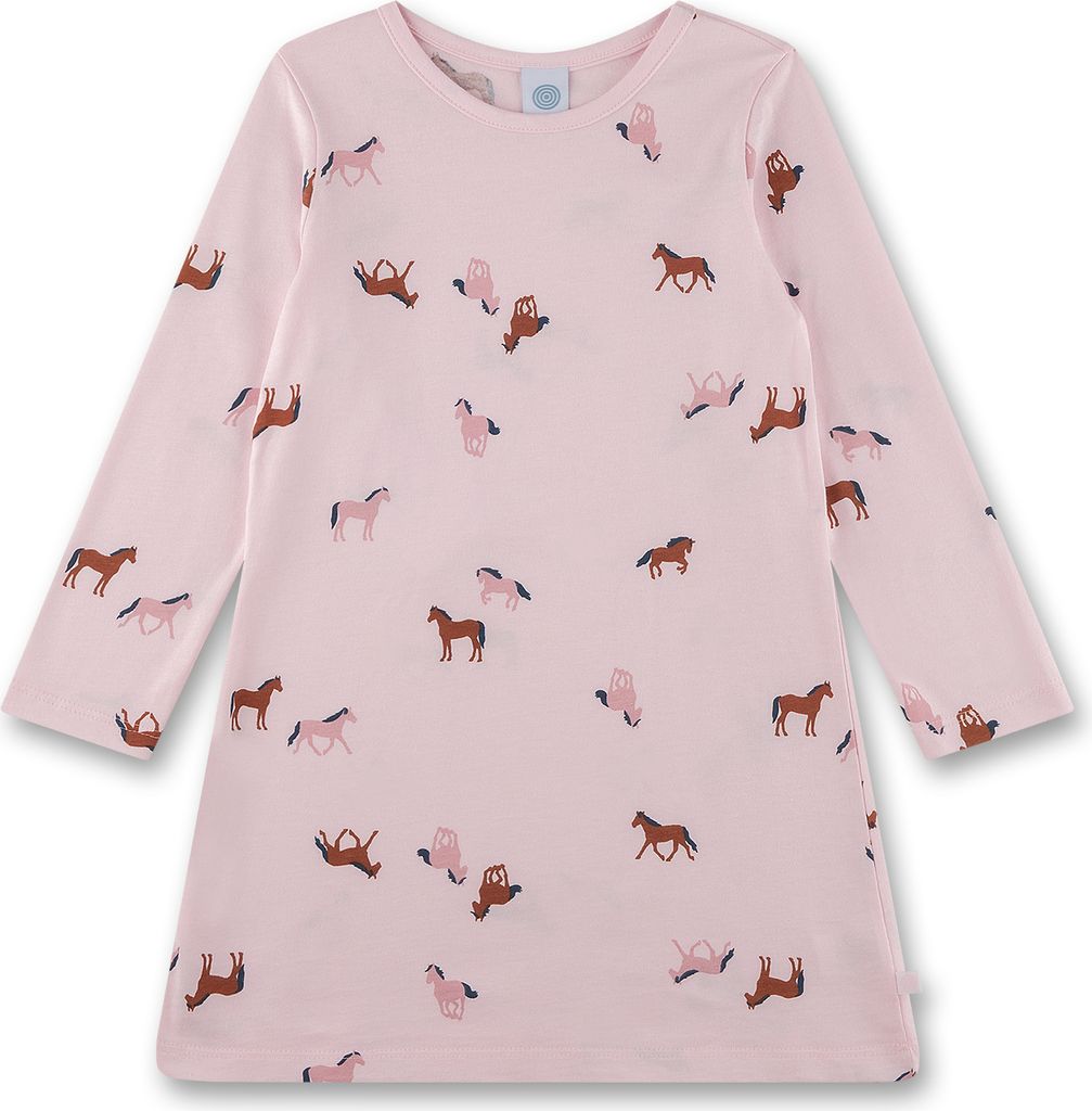 Sanetta Mädchen-Nachthemd langarm rosa Pferd 116