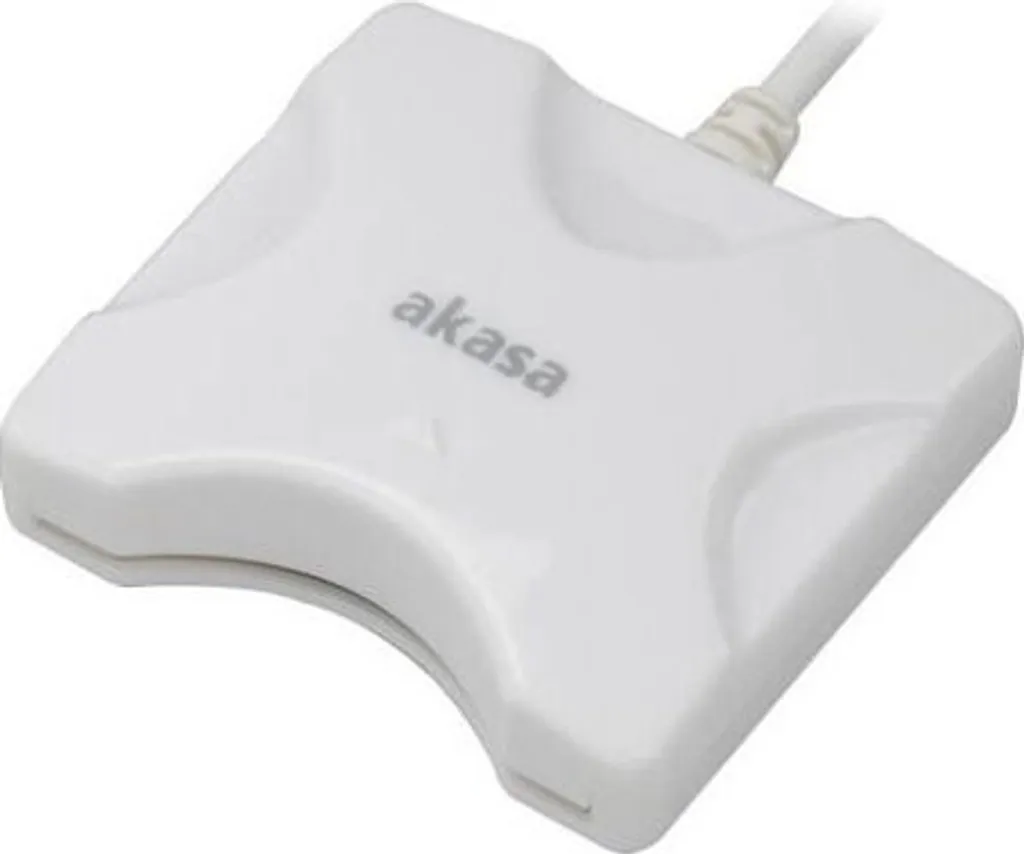 Lettore Smart Card Akasa AK-CR-03WHV2 Bianco | Firma Digitale e CNS