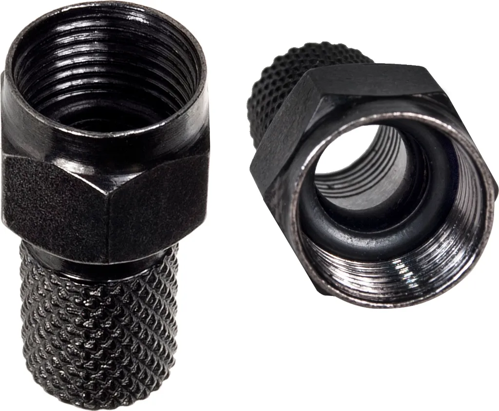 Connettore F SAT Maclean MCTV-903 in Nickel Nero - Antiaqua 6.8mm