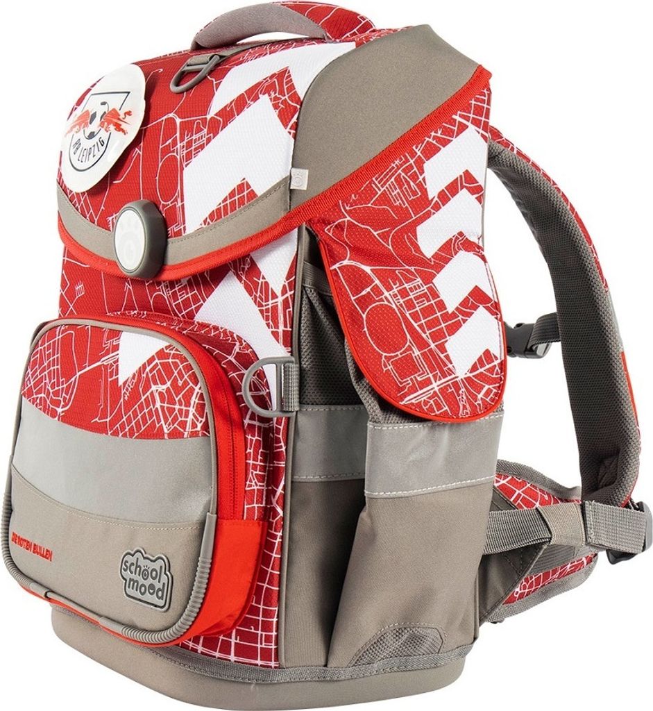 School Mood Fußball Schulranzen für Jungen 1. Klasse Red Produktbild 