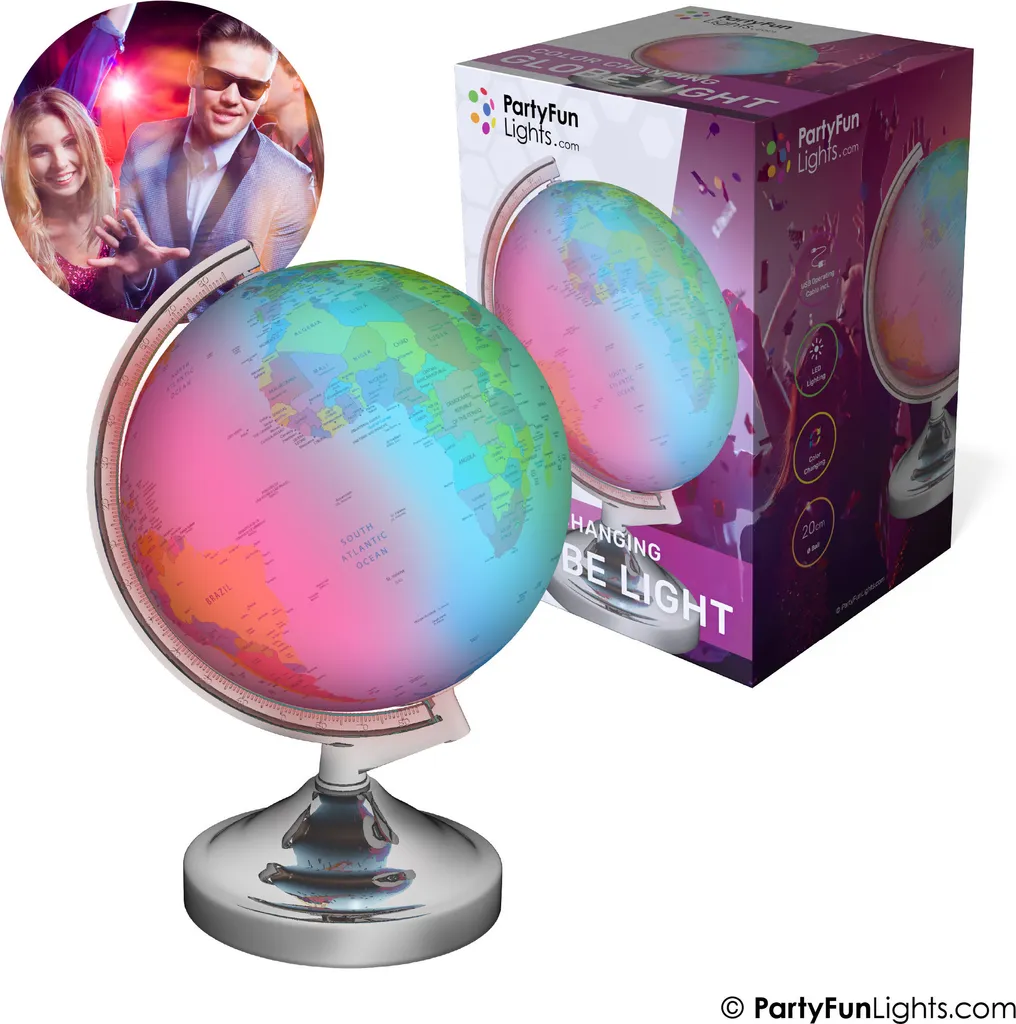 Globe Lumineux USB : Animez vos Pièces Sombres sans Installation
