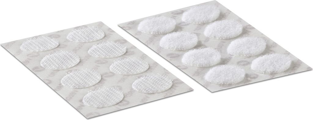 VELCRO® Klettpunkte Selbstklebend, Haken & Flausch 16mm x Produktbild 