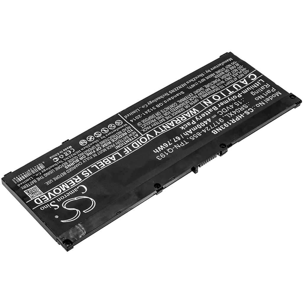 Batterie Ordinateur Portable compatible HP 2EF94PA 2EF95PA 15.4V Noir