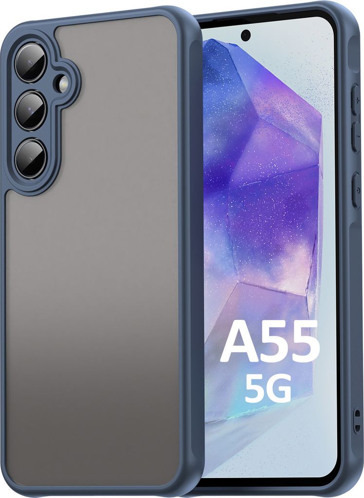Handyhülle für Samsung Galaxy A55 Matt Stoßfest Schutzhülle Produktbild 