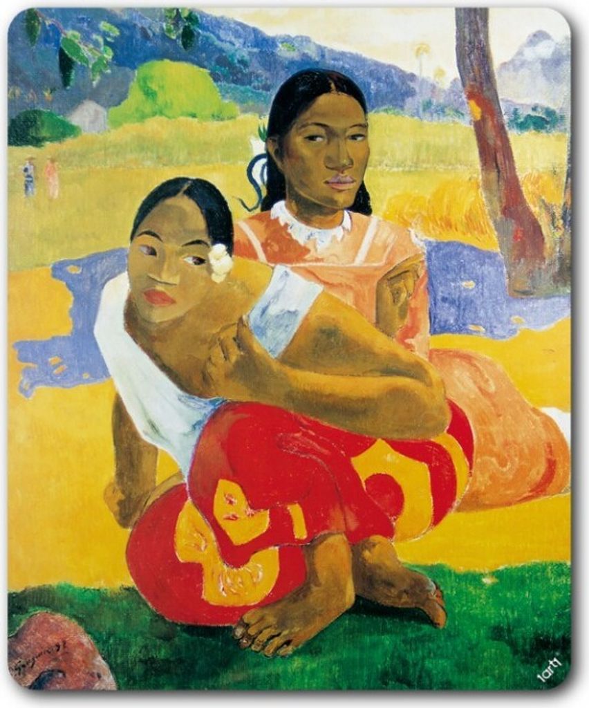 Paul Gauguin Mauspad - Wann Heiratest Du? Nafea Faa Ipoipo, 1892 (23 x 19 cm)