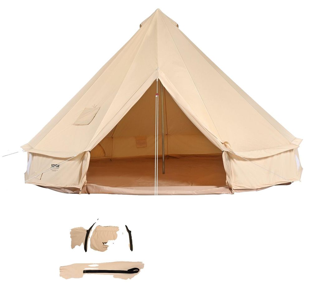 VEVOR tenda a campana 3 x 2 m tenda yurta TC in cotone e Immagine del prodotto 