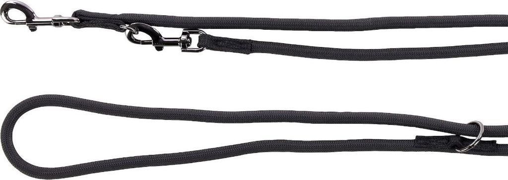 Flamingo Trainingsleine Schwarz 2m x 10mm Schwarz 2m x 10mm