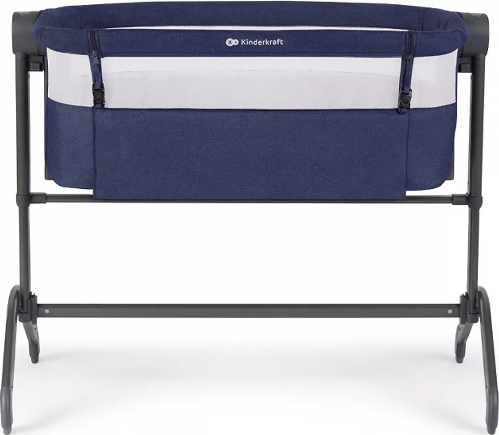 Lit d'appoint 2 en 1 Kinderkraft BEA Berceau Cododo Gris avec Matelas