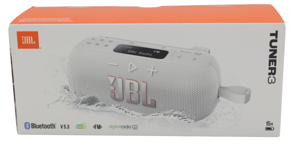 JBL TUNER 3, Przenośny, Analogowe i cyfrowe, DAB, DAB+, FM, Zdjęcie produktu 