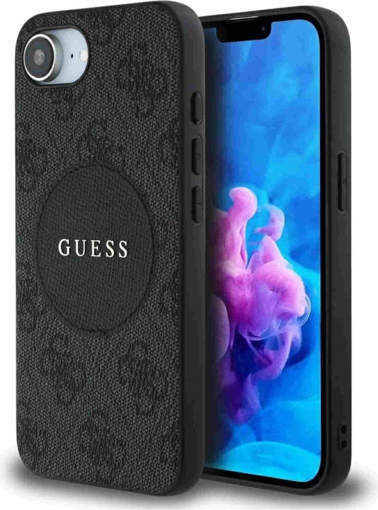 Guess 4G Circle Classic Case MagSafe für iPhone 16e