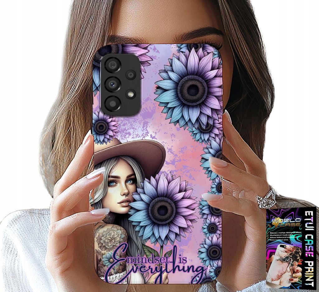 Hülle Für Samsung A52 / A52S - Frau In Sonnenblumen, Feminine Designs