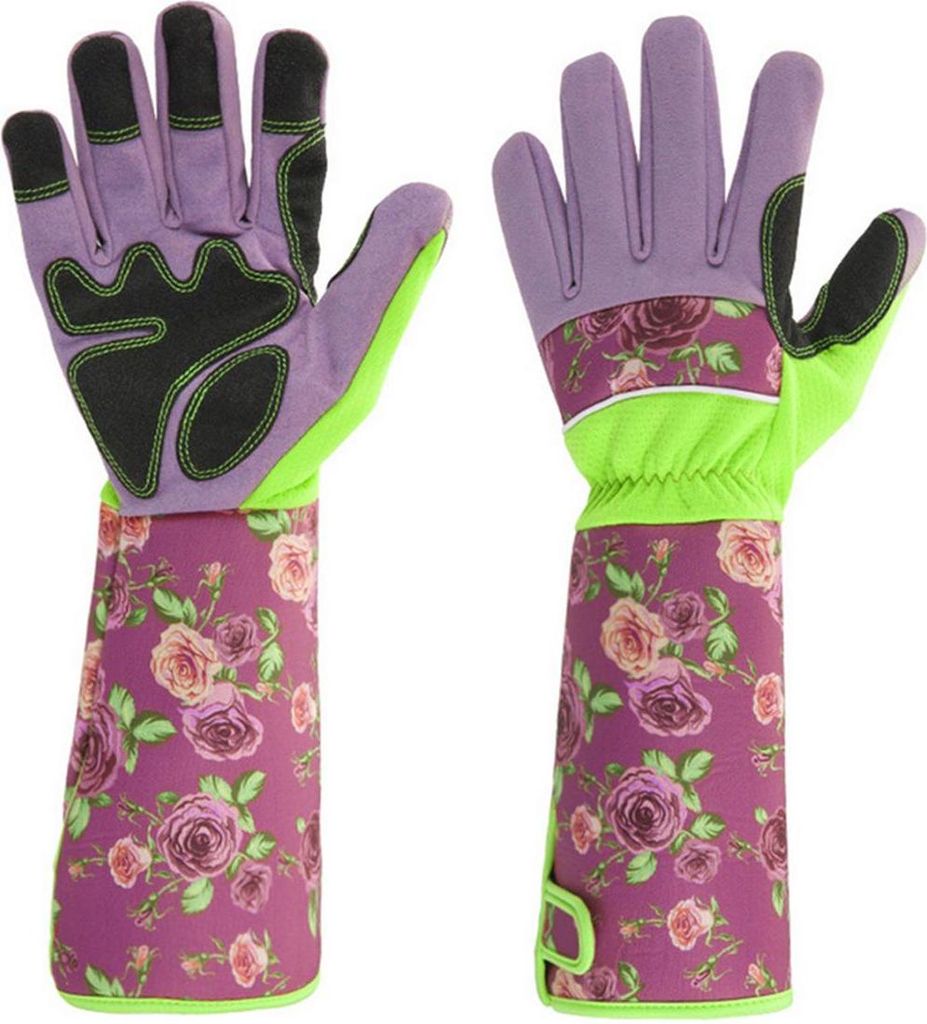 Lange Gartenhandschuhe für Damen, Arm- und Ellbogenschutz, Produktbild 