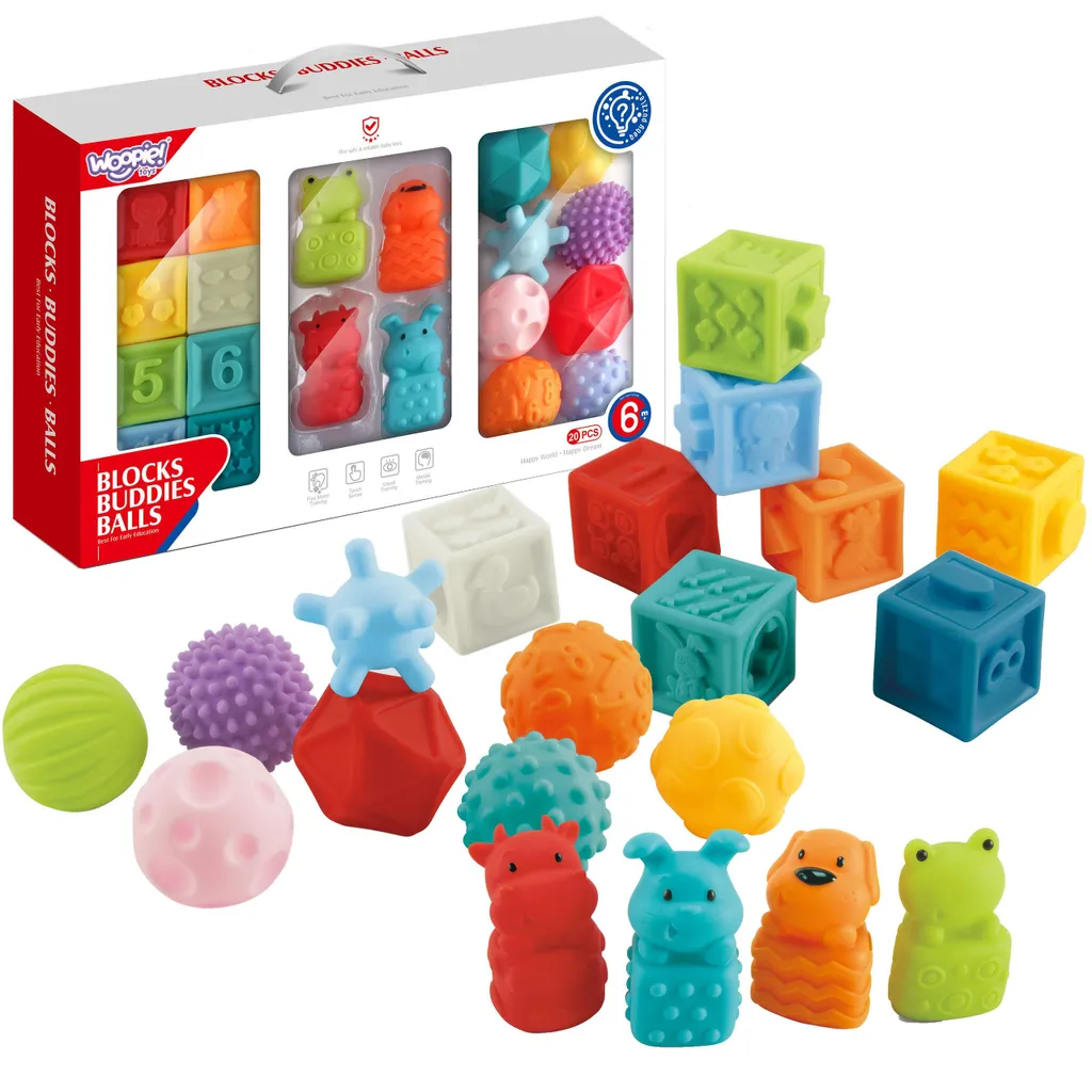 Puzzle de Dentition et d'Éveil Musical pour Bébé - Apprentissage 20 el.