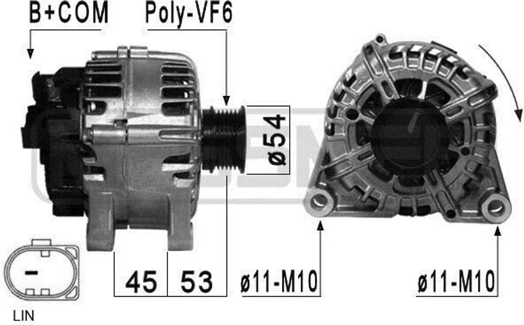 Problème de charge ? Alternateur ERA 210876A pour Ford et Volvo compatible
