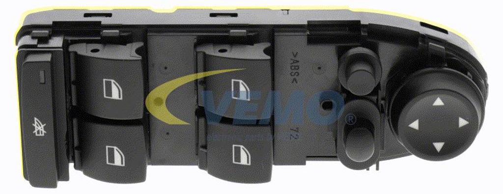 VEMO V20-73-0039 Fensterheberschalter für BMW 5 Limousine (E60) Vorne Links Fensterheber Schalter