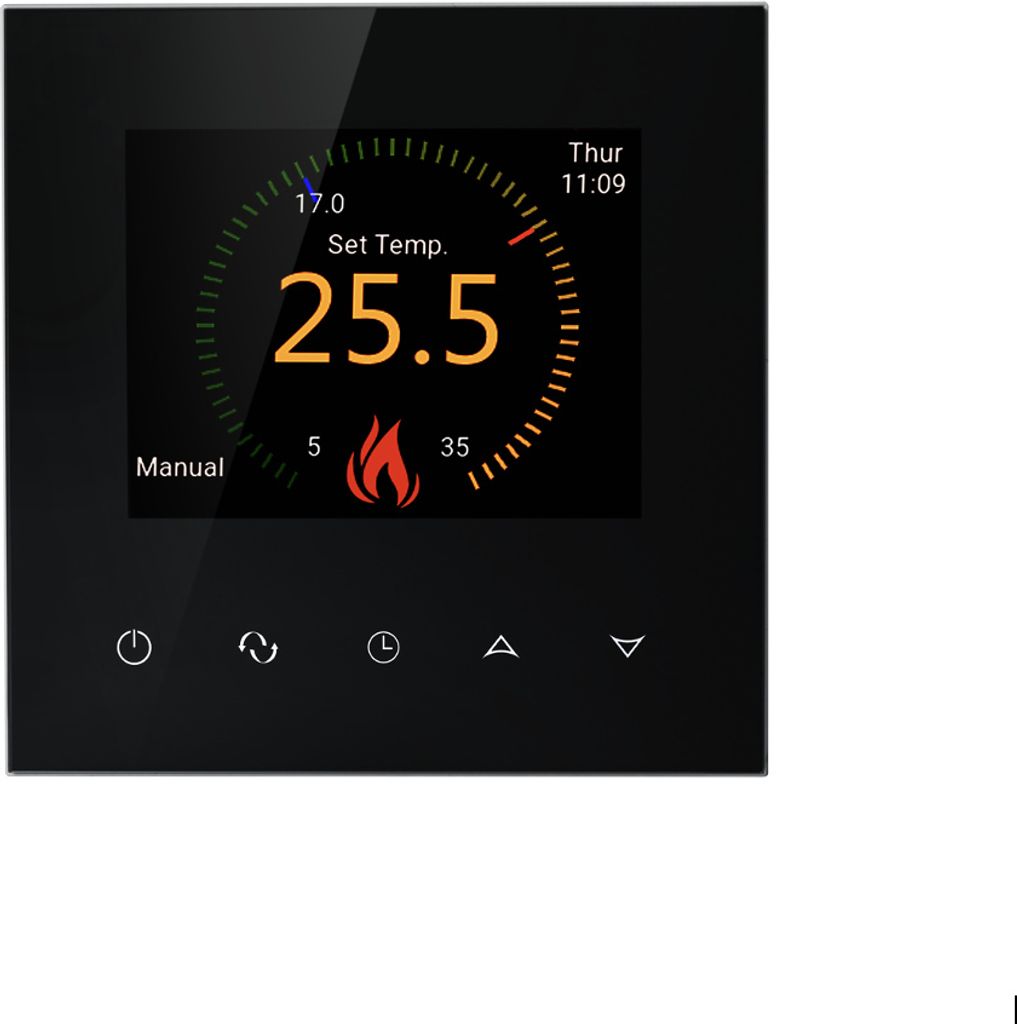 BOT WiFi Raumthermostat Tuya RT3 16A schwarz