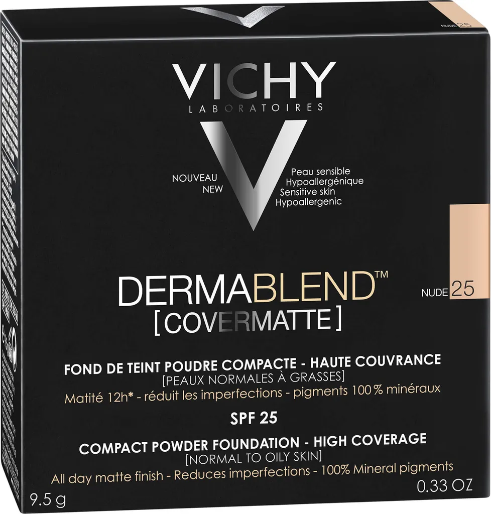 Maquillage Peau Grasse VICHY Dermablend Covermatte 25 Poudre de Soin