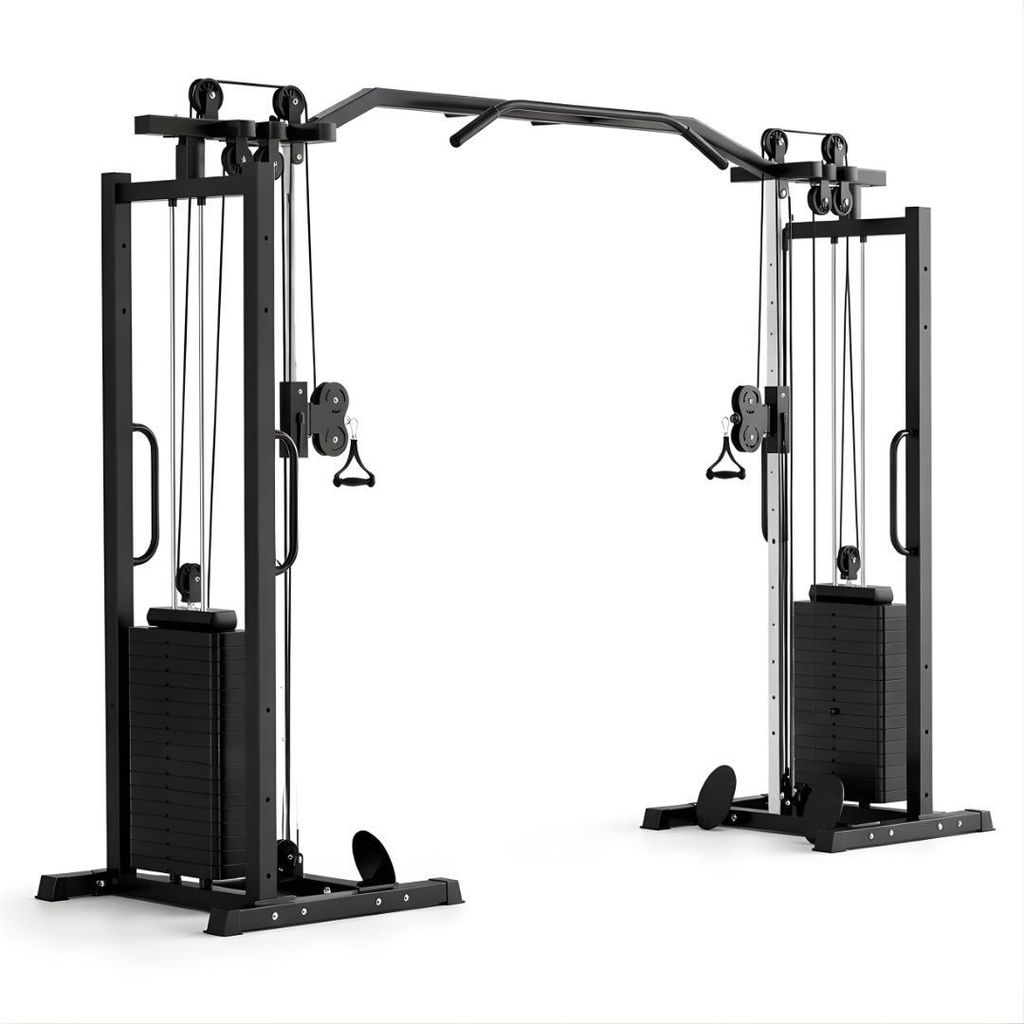 PH Fitness Dual Adjustable Kabelzugstation – 200 kg Gewichtsblock – Functional Trainer – Kabelzug Maschine – Fitnessstation für Zuhause & ...