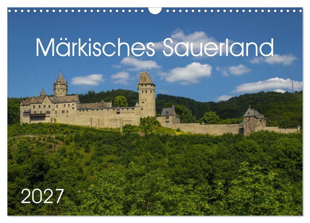 Märkisches Sauerland (Wandkalender 2027 DIN A3 quer), CALVENDO Monatskalender