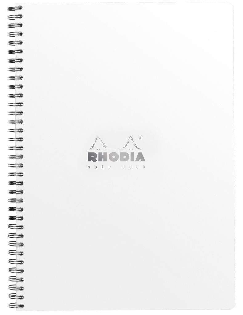 Rhodia Notebook A4+ kariert mRd 80Bl weiss