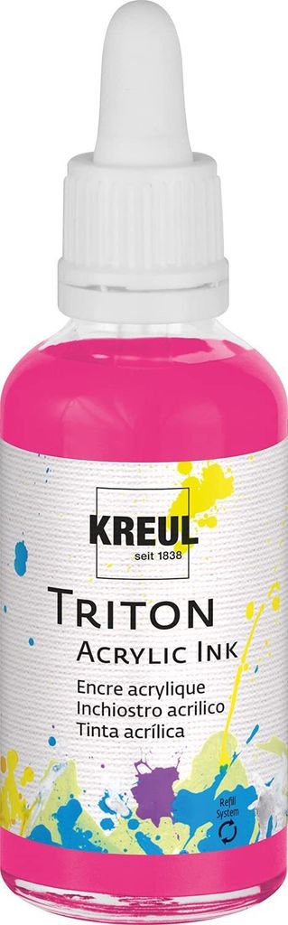 KREUL Acryltinte TRITON Acrylic Ink violettrot 50 ml