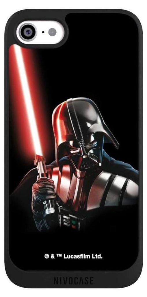 NIVOCASE Handyhülle für Apple iPhone SE (2020) Hülle NIVOpure Case Schwarz Darth Vader Fanartikel Star Wars