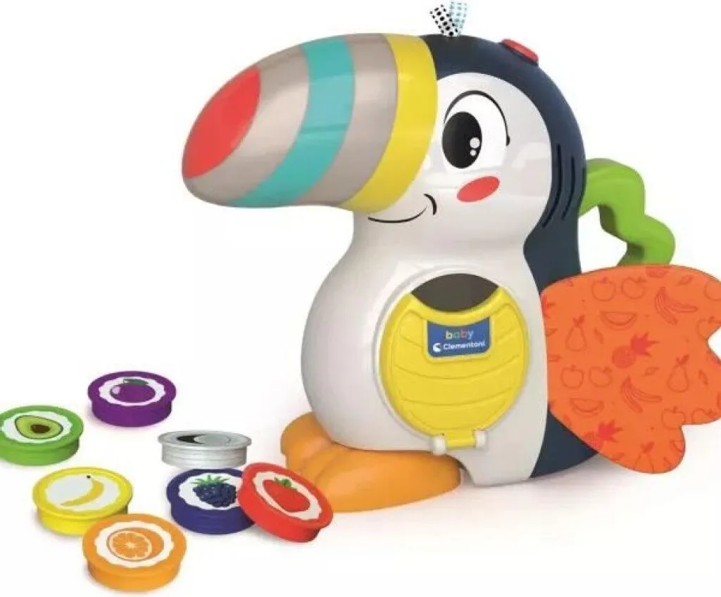 Occupez votre Bébé avec le Toucan Adrian Interactif Clementoni Baby