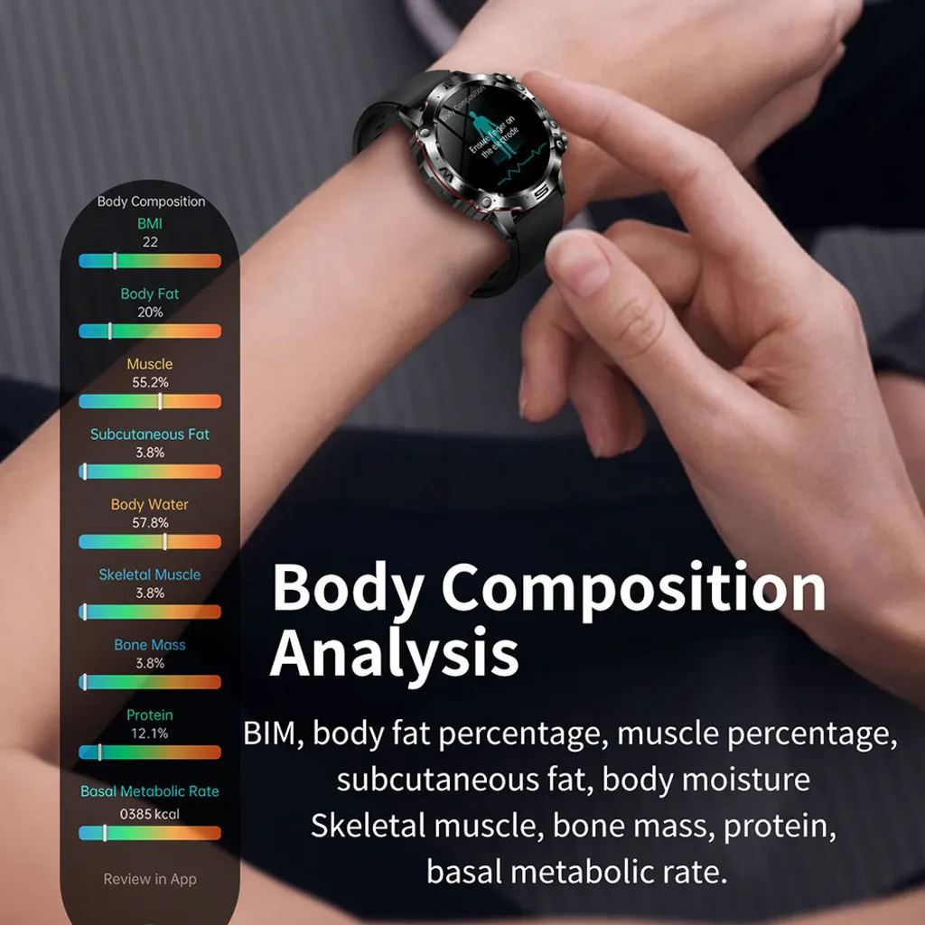Smartwatch AMOLED ET482 Écran 1,43 Pouces avec Traqueur de Santé Bleu - 10