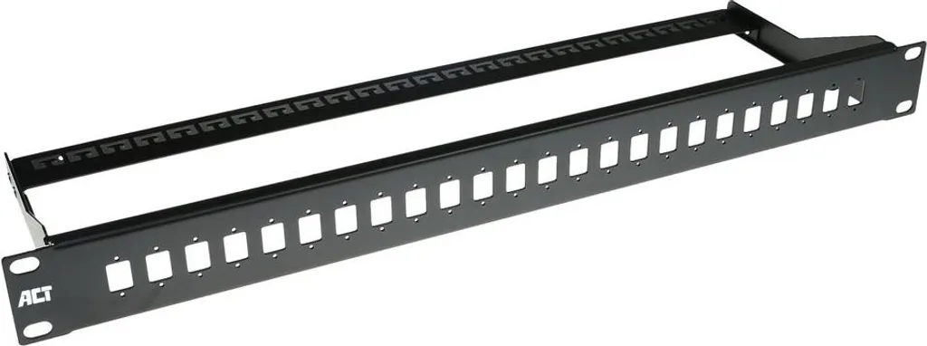 Tiroir optique 24 ports vide ACT FA2047 pour rack 19 pouces noir