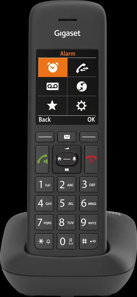 Gigaset C575 Nero Cordless DECT: Telefono Casa Alta Qualità con Vivavoce