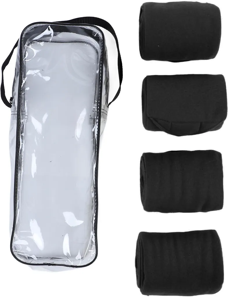 Bandes de polo pour cheval confort doux protection tendons lot de 4